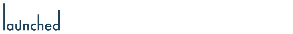 Launched blue logo