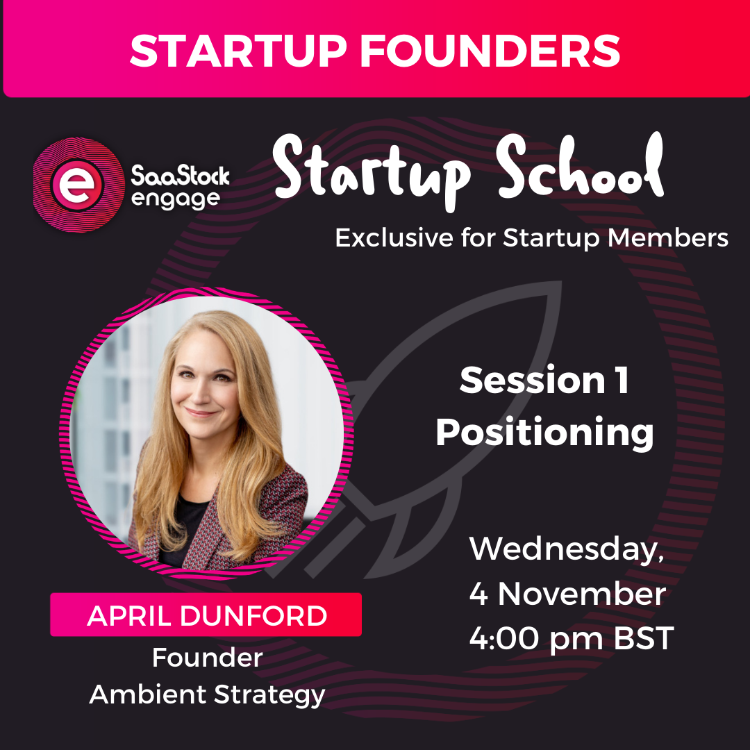 Startup School with April Dunford