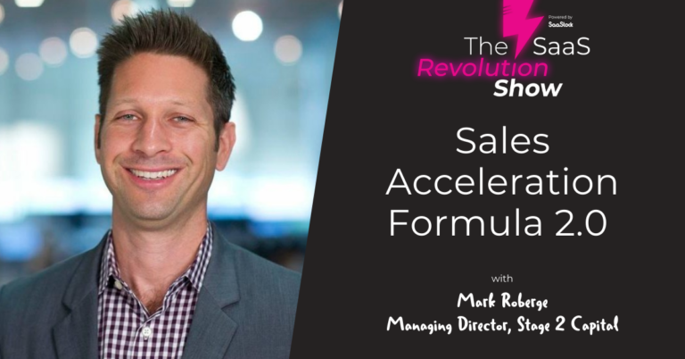 Mark Roberge - sales acceleration formula
