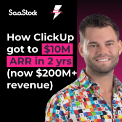 SaaS Revolution Show with Zeb Evans, CEO and Founder and ClickUp.