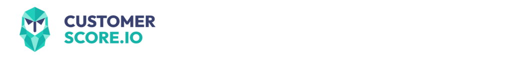 Customerscore.io green and blue logo