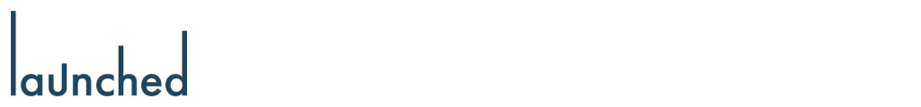 Launched blue logo