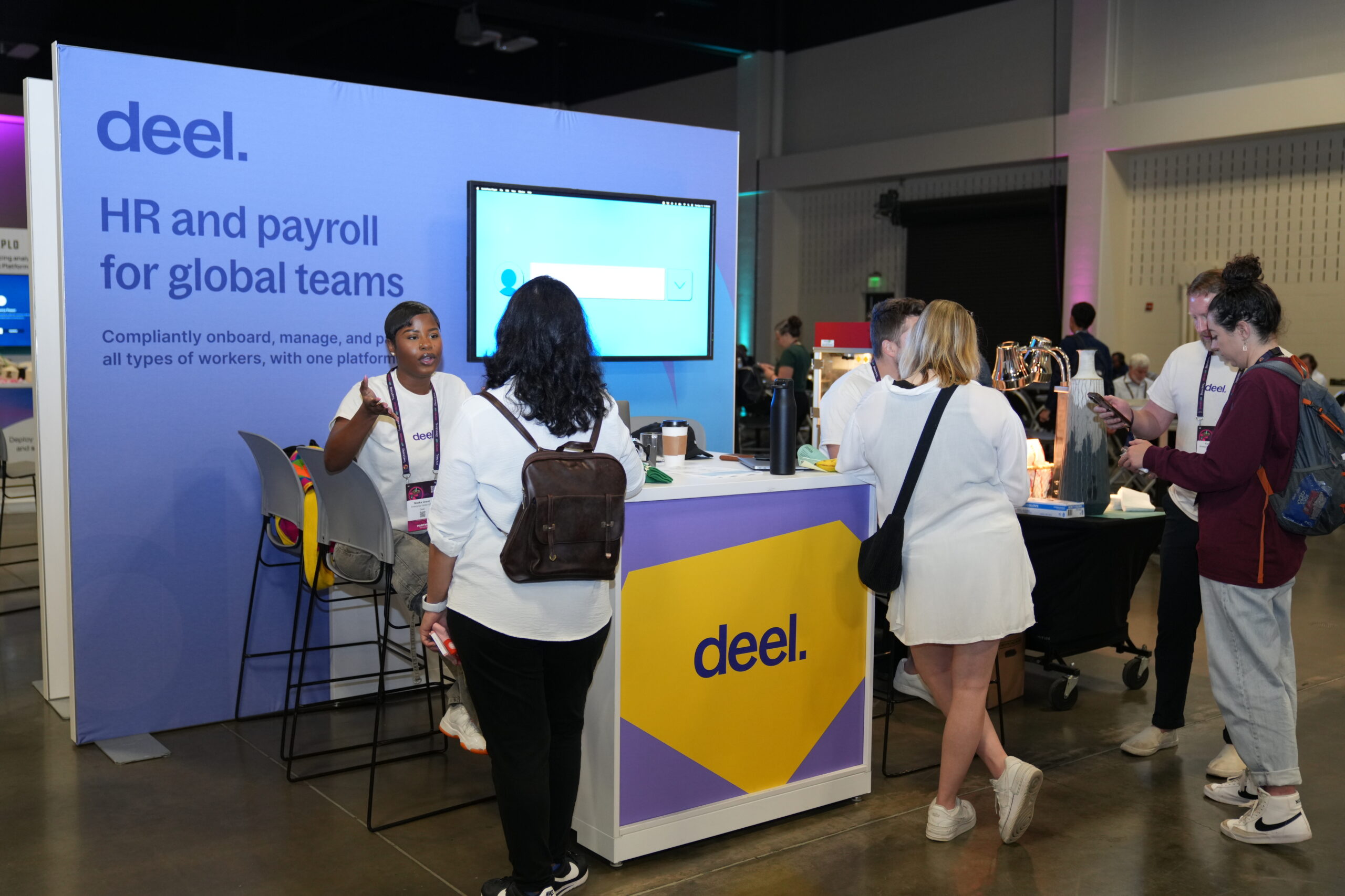 Deel booth at SaaStockUSA 2024