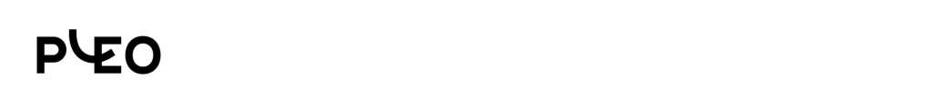 Pleo horizontal black logo
