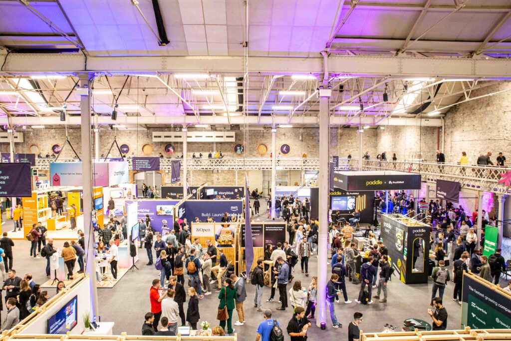 SaaStock 2022 expo hall