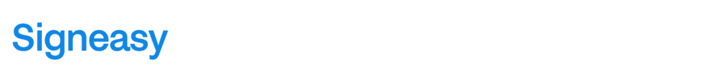 Blue Signeasy logo