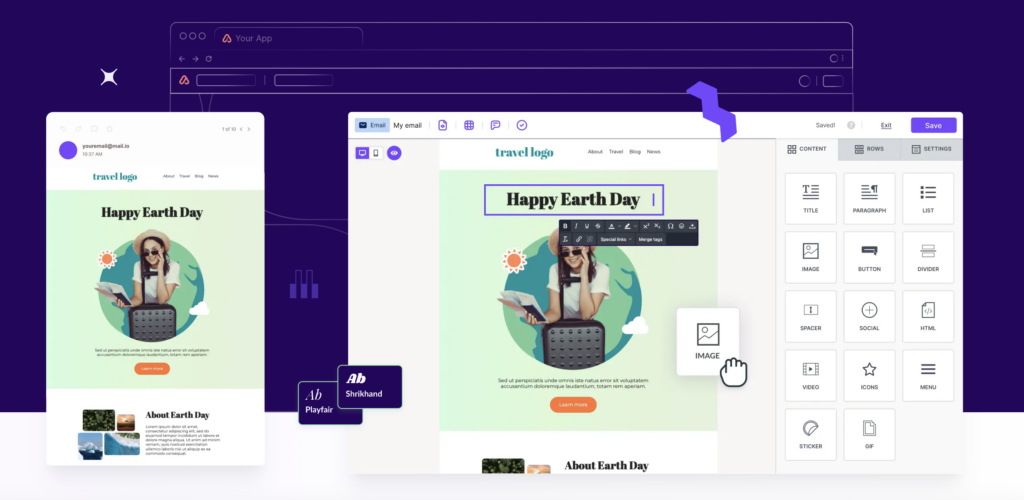 Beefree email builder 