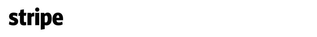 Stripe black logo