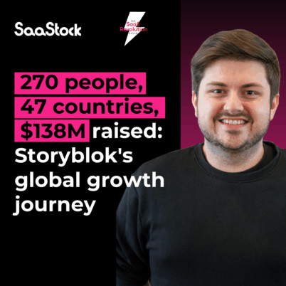 Storyblok CEO and Co-founder Dominik Angerer on the SaaS Revolution Show