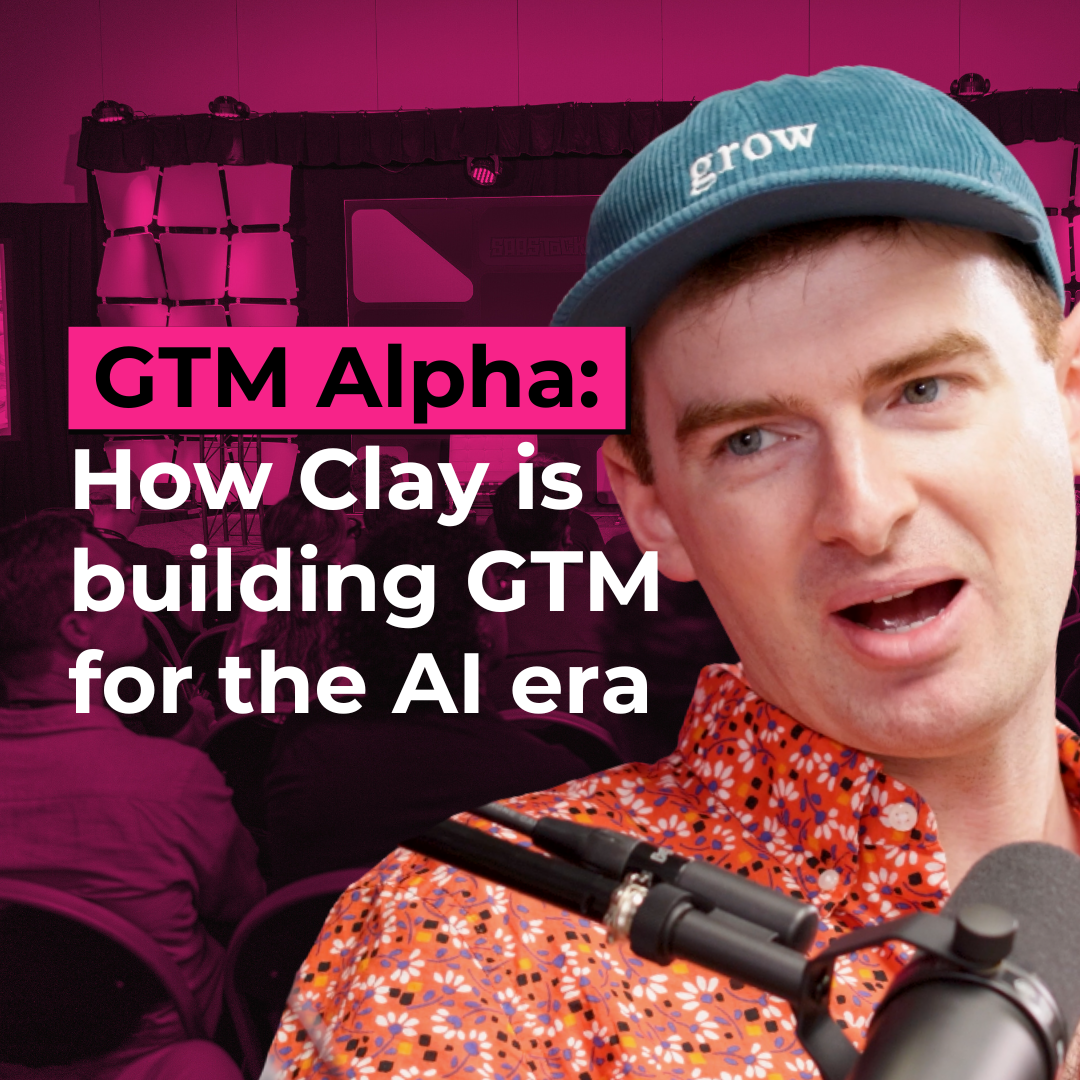 Clay Head of GTM Engineering Everett Berry at SaaStock USA